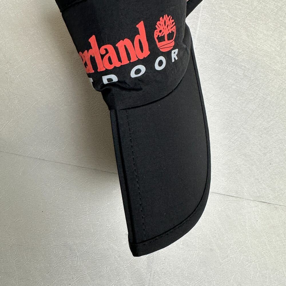 Timberland Outdoor Visor Hat Black Foldable Brim Adjustable Lightweight OS - Picture 6 of 8